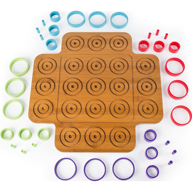 Buy FRAYO Brand Wooden Tic Tac Toe and Solitaire Board Game, Traditional  Challenging Board Game for Kids and Adults (Weight: 480 Gm) Online at Low  Prices in India 