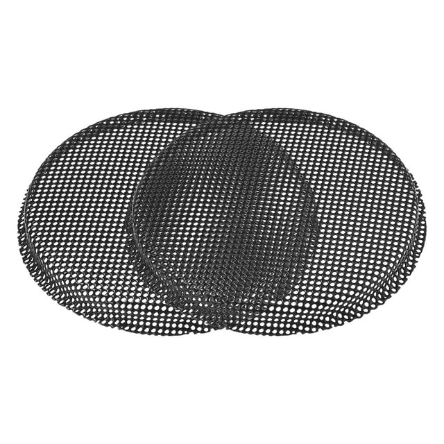 Unique Bargains 2 Pcs Universal 2.5 Inch Speaker Grills Mesh for Audio Subwoofer 71x77x6mm Grille without Frame Black