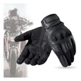 thumbnail image 2 of Guantes De Cuero Para Moto Pantalla Táctil Guantes, Negro, 2 of 8