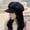 Black, variant on New Trendy Navy Sun Hat Casual Military Caps Woman Cotton Beret Flat Hats Captain Cap Trucker Vintage Sport Women's Hat