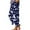 Dark blue, variant on YUANGUANST Womens Dress Pants Women's Striped Design Loose Pocket Casual Pants Office Slacks