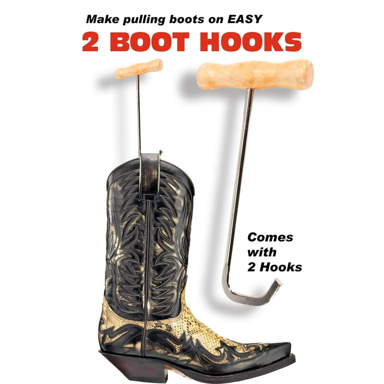 Southwestern Equine Boot Hook Boot Puller Set Boot Jack Long Boot Handle Boot Remover Tool for Women Men Work Boots Easily Without Bending Over Walmart