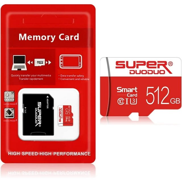 512GB Micro SD Card High Speed Memory Card Class 10 for Smartphone/PC