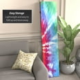 thumbnail image 3 of Oriental Furniture 6 ft. Tall Double Sided Tie Dye Canvas Room Divider - 3 Panel, 3 of 5