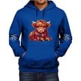 thumbnail image 1 of MHFRRA Sudadera con Capucha Informal de Manga Larga, Suave y Cómoda, Ideal para Uso Diario y Actividades Al Aire Libre, con Cordón Ajustable y Un Espacioso Bolsillo Frontal Azul, 1 of 3