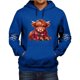 thumbnail image 1 of MHFRRA Sudadera con Capucha Informal de Manga Larga, Suave y Cómoda, Ideal para Uso Diario y Actividades Al Aire Libre, con Cordón Ajustable y Un Espacioso Bolsillo Frontal Azul, 1 of 3