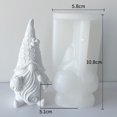 thumbnail image 3 of Molde de silicona para velas de Papá Noel con muecas bonitas, gestos para sacar la lengua, enano de yeso, fabricación de jabón, chocolate, decoración navideña, regalo, 3 of 5