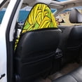 thumbnail image 5 of POLERO Car Seat Towel Cover Pocket Design Microfiber, Compatible with Truck Seat Automotive, for Trucks Cars Vans, Yellow Banana Print, 5 of 7
