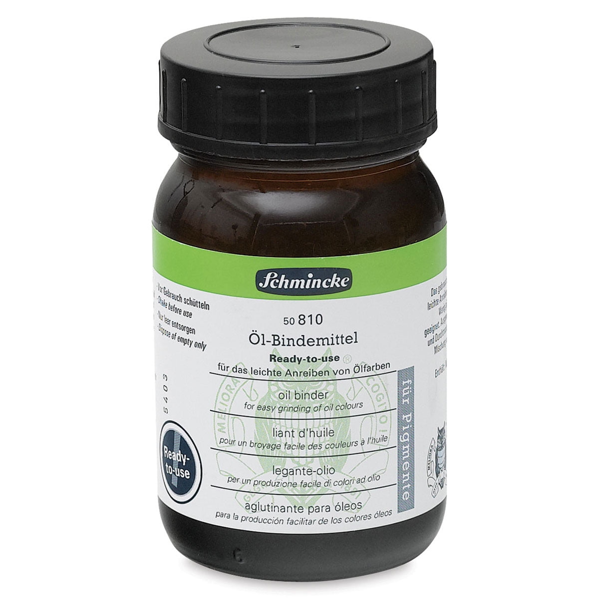 Schmincke Ready-to-Use Oil Binder - 200 ml bottle