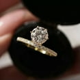 thumbnail image 4 of K-KED Gorgeous 925 Silver Filled Ring Cubic Zirconia Women Wedding Delicate Jewelry Size 6-10-8-Gold, 4 of 6