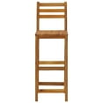 thumbnail image 2 of vidaXL Bar Stools 4 pcs Solid Acacia Wood, 2 of 5