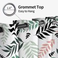 thumbnail image 6 of Tchckioa Print Leaves Blackout Curtains,42x63 Inch Grommet Drapes for Living Room,2 Panels, 6 of 9