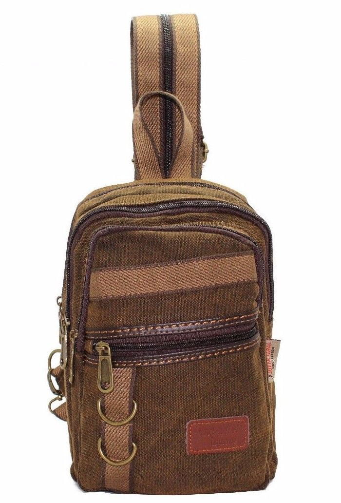 woogwin Waist Bag Fanny Pack Travel Running Hiking Bags Water Resistant Sling Chest Shoulder Bag Phone Holder Running Belt with Adjustable Band