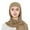 Coffee, variant on BUWTTED Scarves for Women Ruffle Solid Color Casual Head Scarf Fall Warm Cozy Soft Elegant Lightweight Winter Womens Scarves Size:One Size