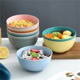 thumbnail image 3 of Tableware, Grain Bowls Reusable Plastic Lightweight Bowls Large Lightweight Bowls Made Of Wheat Straw Fibers Suitable For Soups Ramen Oatmeal, Home Decor, 3 of 3