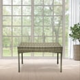 thumbnail image 3 of Jeco Clark Wicker Patio Coffee Table in Gray, 3 of 7