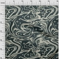thumbnail image 3 of oneOone Polyester Spandex Teal Blue Fabric Abstracts Craft Projects Decor Fabric Printed By The Yard 56 Inch Wide, 3 of 4