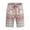 White, variant on IROINNID Men's Stylish Printed Linen Cotton Comfy Pull On Shorts
