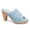 Blue, variant on Women Platform Chunky Heel Sandals Braided Open Toe Slip On Wide Band Wooden Block Mules Shoes Size 8 Light Green