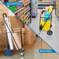 thumbnail image 6 of Mount-It! Small Rolling Utility Shopping Cart | Foldable, 6 of 8