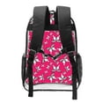 thumbnail image 2 of Rocae Butterfly for 16inch Clear Backpack Transparent School Backpack for Women Men, Capacity Clear Bag for College, Travel, 2 of 7