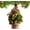 Red, variant on Mini Tabletop Christmas Tree, Realistic Pinecones, Festive Rustic Decor | Holiday Tree For Indoor Outdoor, Home, Living Room, Kitchen, Shelf, Fireplace, Office, Winter Party(RL)