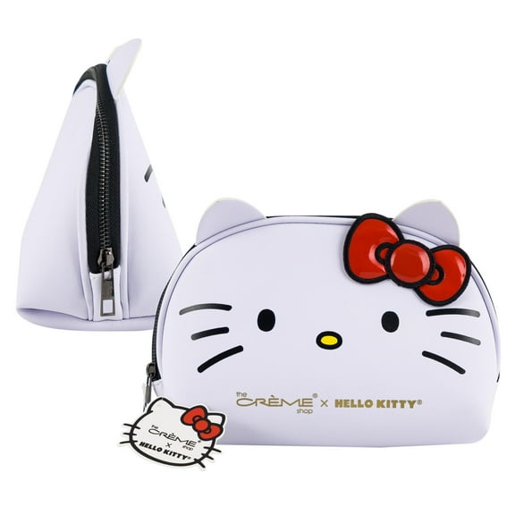 Hello Kitty Dome Travel Make Up Pouch/Bag- red bow