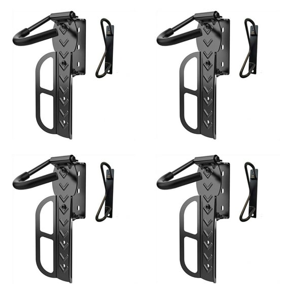 4 PACK Swivel Bike Rack Garage Wall Mount Bike Hangers for Garage Bike Rack Bicycle Storage Vertical Bike Rack