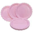 thumbnail image 3 of LOLIPPYY 50pcs Flower Disposable Paper Plates - Pastel Dessert Plate Set For Girls Birthday Celebration - Cute Serving Platters - Mini Cake Platters, 3 of 7