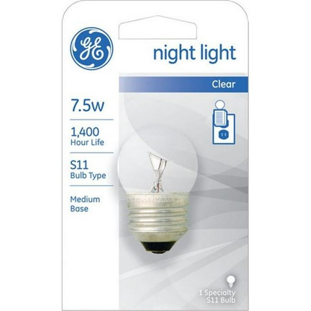 G.E. Lighting 46844 7.5 Watt- 53 Lumens Ampoule de Nuit - Pack de 12