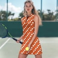 thumbnail image 2 of Uorisanigo Polka Dot Couple Matching Outfit His and Hers Clothing 1/4 Zip Up Quick Dry Short Sleeve Shirts Size 2XL Workout Tennis Tops and Womens Golf Dress with Shorts Pockets, 2 of 8