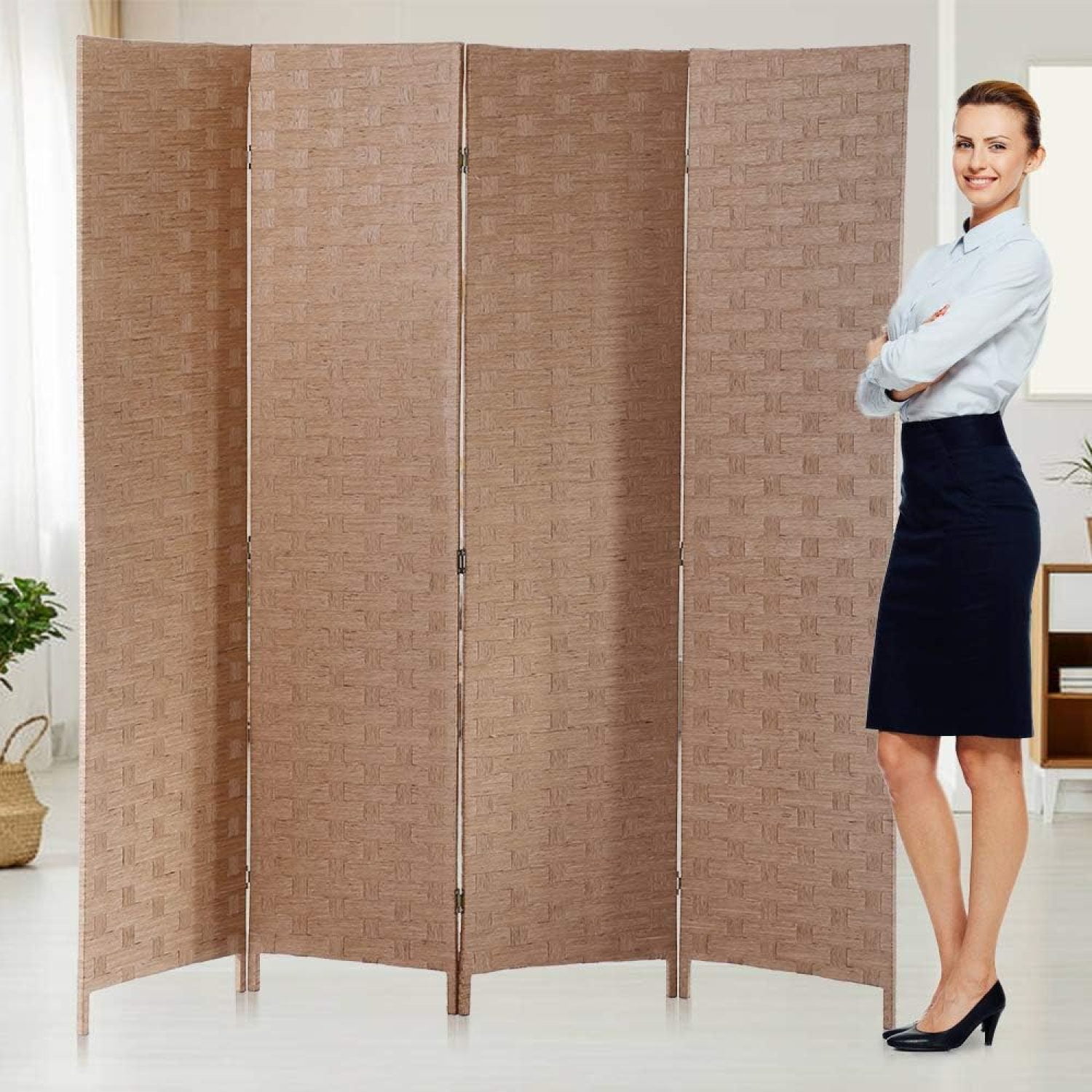 Room Dividers Privacy Screen Room Panel Folding Screens 4 Panel