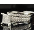 thumbnail image 2 of Diamond Wedding Engagement Ring 14K White Gold Round Bridal Set 1.37 Tcw., 2 of 8