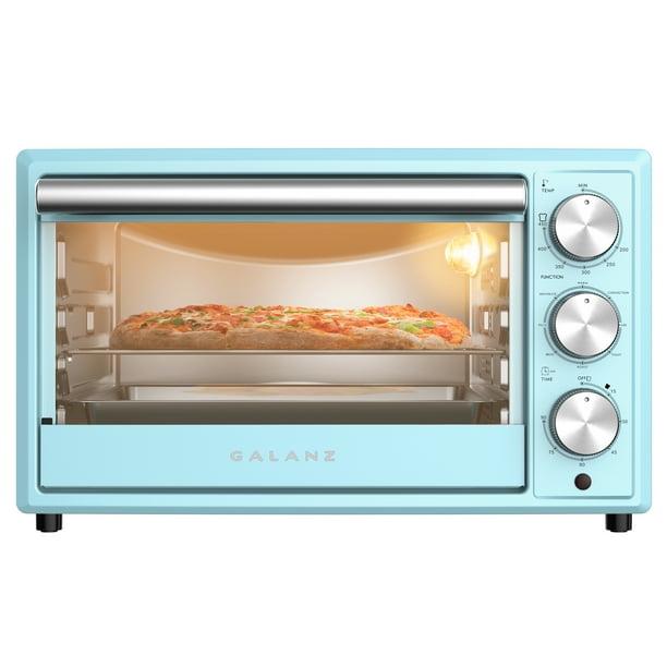 Galanz GRH1209BERM151 Retro Toaster Oven, True Convection, Indicator