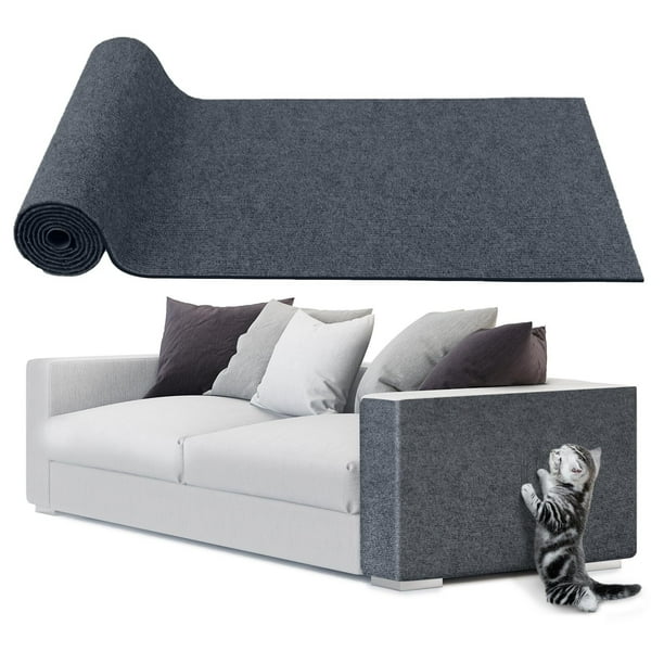 Alfombrilla rascador para gatos de escalada, protector de muebles de 78.7 x 15.8 pulgadas, autoadhesiva, para rascar gatos, para bricolaje, árbol de gato, sofá, esquina