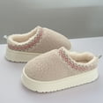 thumbnail image 3 of ZELAND Unisex Thick-Sole Winter Snow Boots - Casual Slip-On Suede-Look Fur-Lined Warm Cotton Shoes, 3 of 11