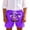 A-Purple#girls boys swim trunks, variant on Girls Boys Swim Trunks Board Shorts Funny Cartoon Face Print Swimming Trunks Quick Dry Beach Shorts Casual Summer Short Purple 11 Years