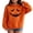 Red, variant on Coerni Girls Hoodie Halloween Jack-O'-Lantern Orange Hooded Pullover Soft Waffle Knit Sweatshirt with Kangaroo Pocket Kids Fall Versatile Top