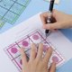 thumbnail image 2 of Patchwork Ruler Craft Clear Scale Acrílico Costura de costura Alineado Plantilla Arte Hogar Manual Recorte Herramienta de Estudiante Herramienta Purple Square Inevent HA012302-05, 2 of 7