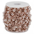 thumbnail image 1 of Cadena De Cuentas De Perlas, Guirnalda De Hilo De Oro Rosa De Imitación ABS, Para Decoraciones De Bodas De Navidad, Manualidades DIY, Día De San Valentín OTVIAP Wedding Beads String, 1 of 8