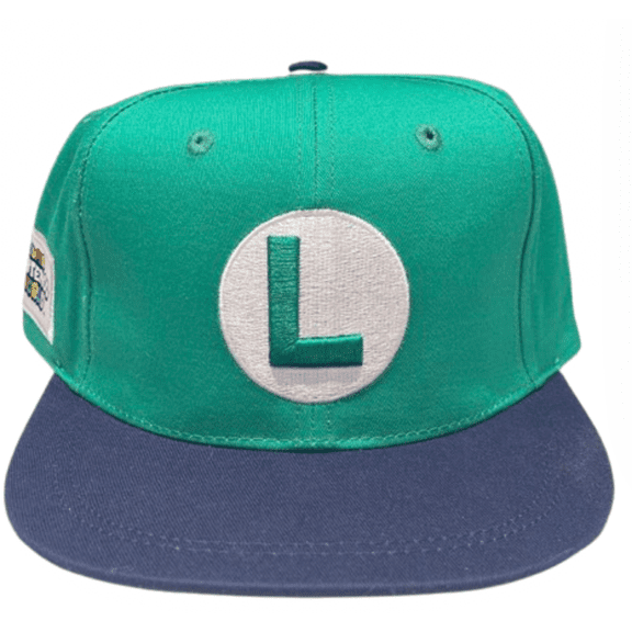 Universal Studios SUPER NINTENDO WORLD Luigi Icon Baseball Cap Hat New With Tag