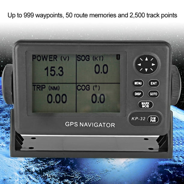 Aramox Navigation GPS, ONWA KP-32 GPS/SBAS Marine Navigator 4.5 Inch LCD  Display GPS Navigation Locator
