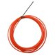 thumbnail image 2 of 3piezas 4Mm 5 Metros Dispositivo de Guía Naranja Cable Eléctrico de Nylon Extractores de Empuje Conducto de Serpiente Alambre de la Cinta de los Pescados de Rodder, 2 of 5