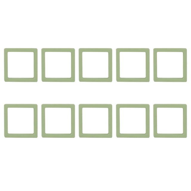 Visland 10 Pcs Earrings Storage Box Multi-purpose Anti-oxidation Mini 3D Floating Picture Frame Jewelry Stone Presentation Case for Daily Use