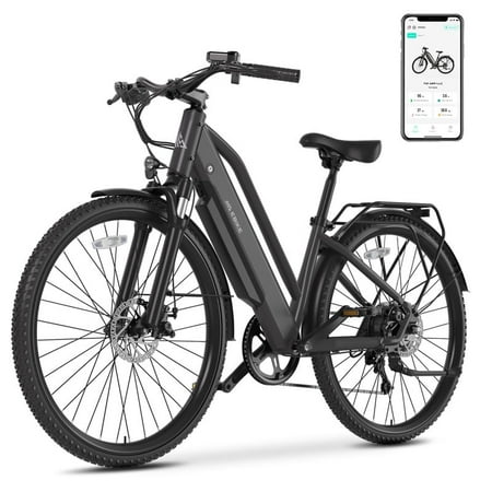 TST Electric Bike for Adults, 7-Speed Mountain Lightweight Ebike with Peak 800W Brushless Motor, 480Wh Removable Battery, 26X1.95 Tire, Up to 40 Miles and 23 Mph