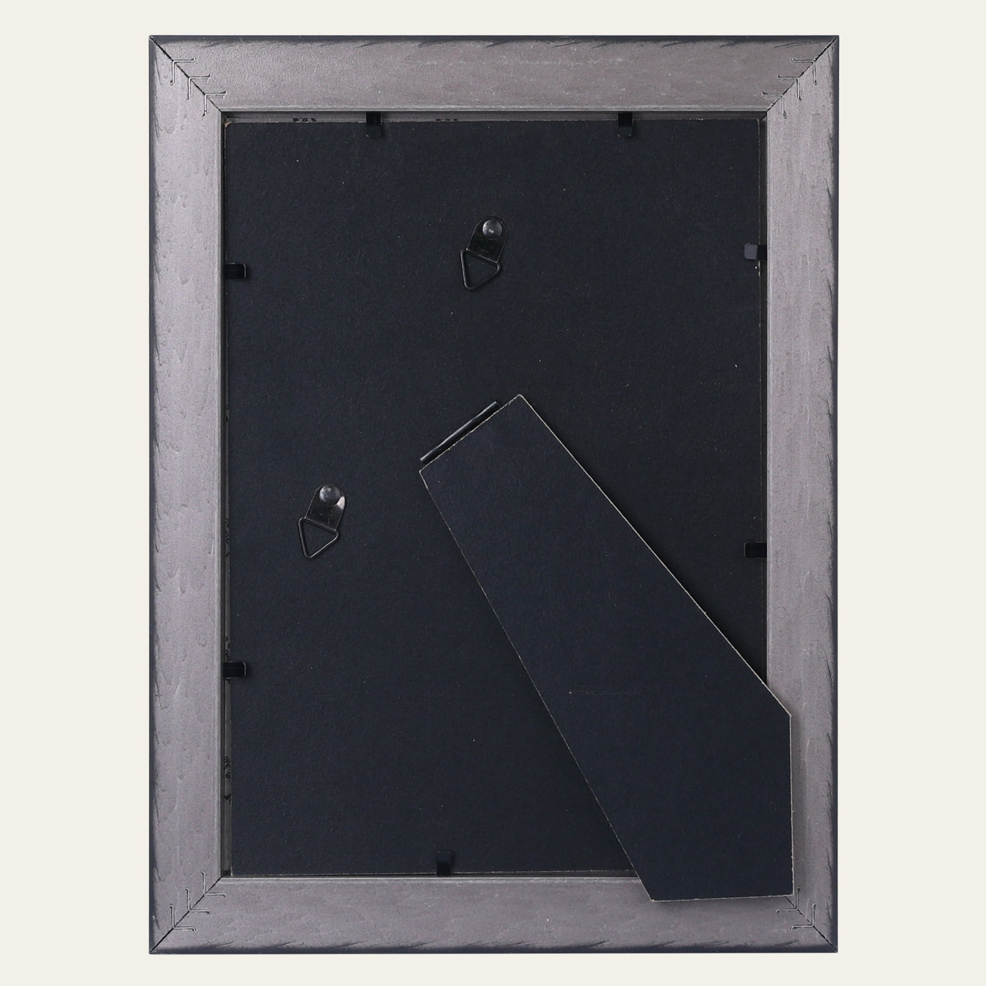 Unique Bargains Picture Frame for Wall Hanging and Tabletop Display Black 5x7