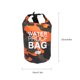thumbnail image 2 of Advancent Bolsa de natación impermeable de 15/20L/30L, de saco seco, colores de camuflaje, pesca, canotaje, kayak, almacenamiento, bolsa de Deportes acuáticos camuflaje naranja 19x40cm, 2 of 6