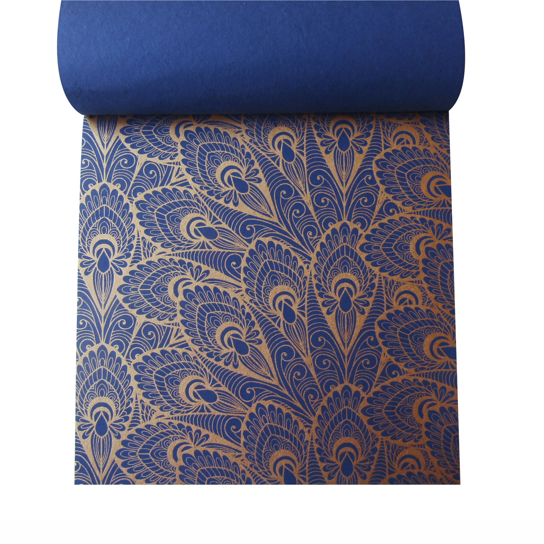 Paperhues Shades of Blue Handmade Scrapbook Paper 12 x 12" Pad, 24 Sheets (2 sheets each of 12 styles)