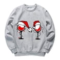 thumbnail image 4 of Pntutb Moda Mujer Casual O-cuello Navidad Impresión de manga larga Sudadera Pntutb Pntutb-2980, 4 of 4
