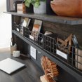 thumbnail image 4 of Sauder Steel River Engineered Wood Computer Hutch in Carbon Oak Finish, 4 of 8